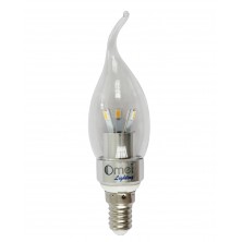 LED 3W E14 Candelabra Base Warm White 3000K Candle Light Bent Tip Chandelier Light bulbs